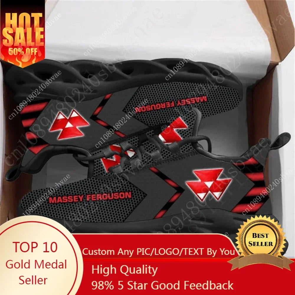 Massey Ferguson Custom Running Shoes – Lightweight Unisex Sneakers for Men & Women, Big Sizes Available, Casual Sports & Tennis Style